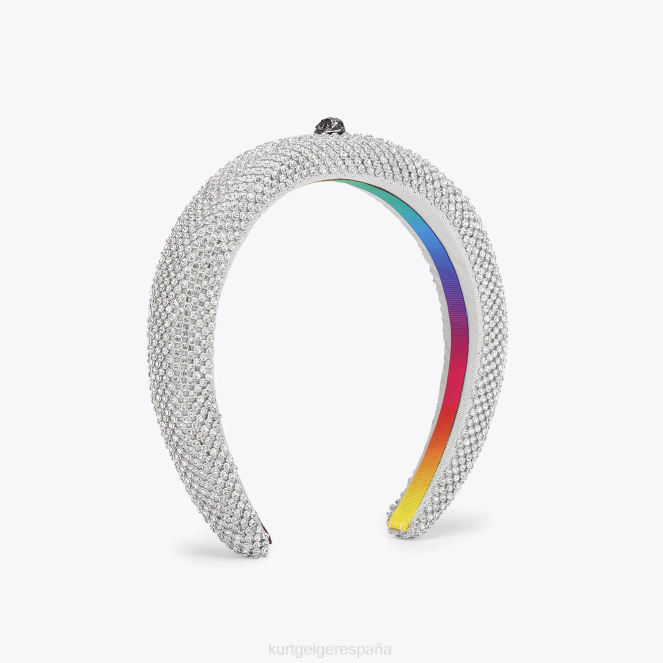 Kurt Geiger mujer diadema de cristal de londres 2LPR516 | accesorios plata